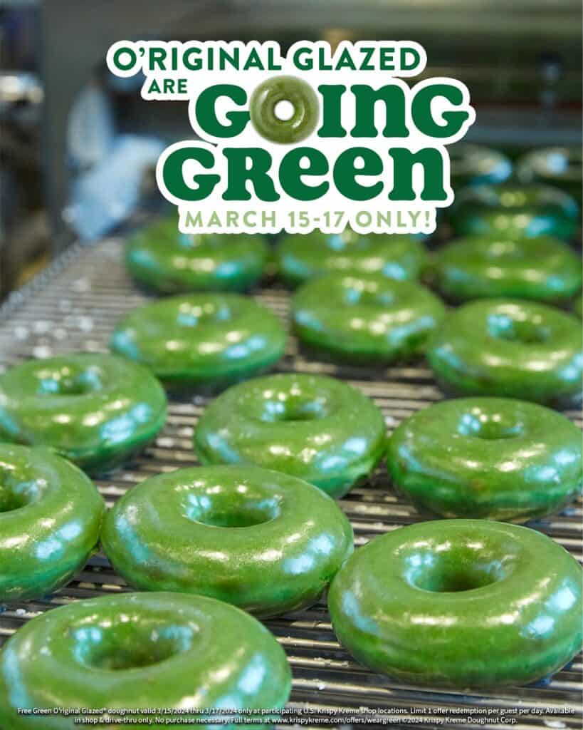 green doughnuts