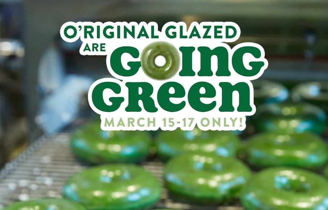 st patricks day baked donuts