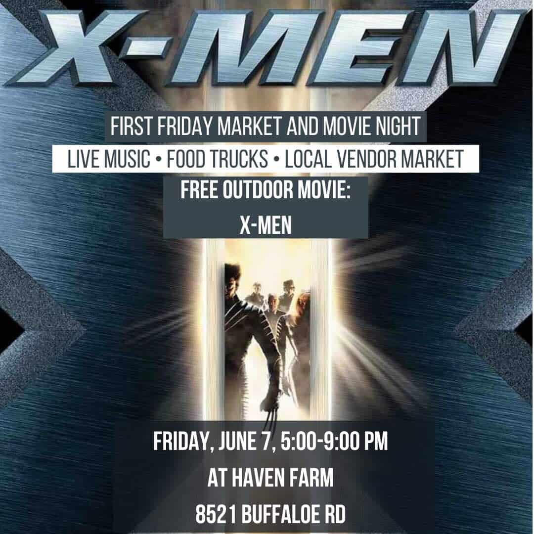 First Friday Market and Movie Night at Haven Farm with Pop-Up Carolinas:  Finding Nemo Aug 2 - Triangle on the Cheap