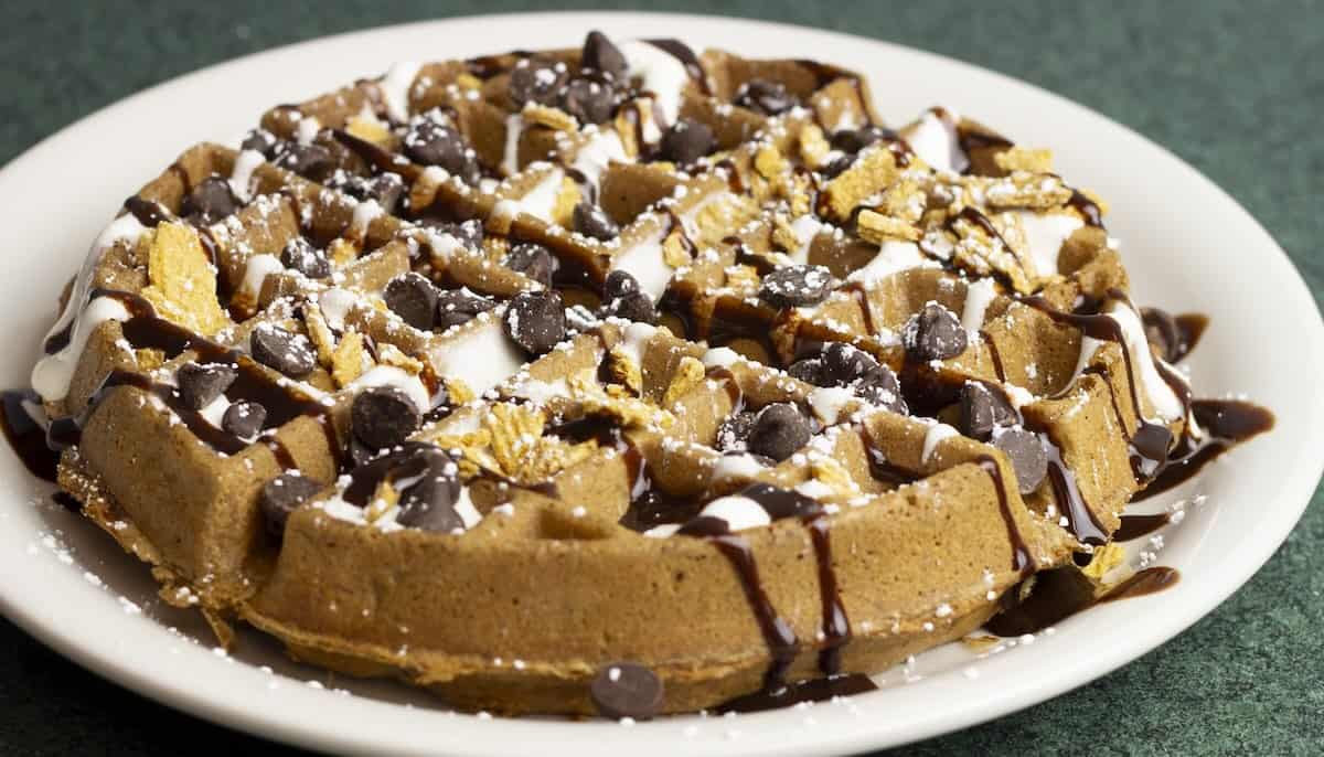 s'more waffle