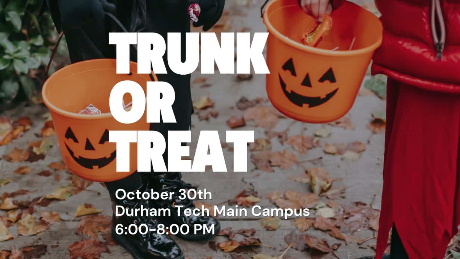 Trunk or Treat at Durham Technical Community College Triangle on the