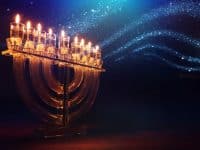 menorah and stars