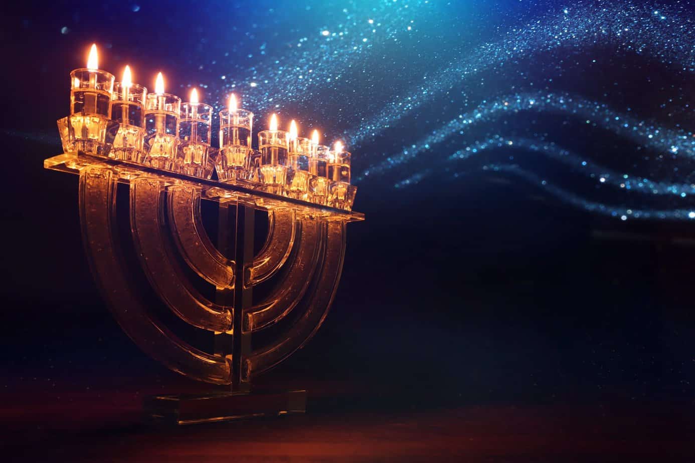 menorah and stars