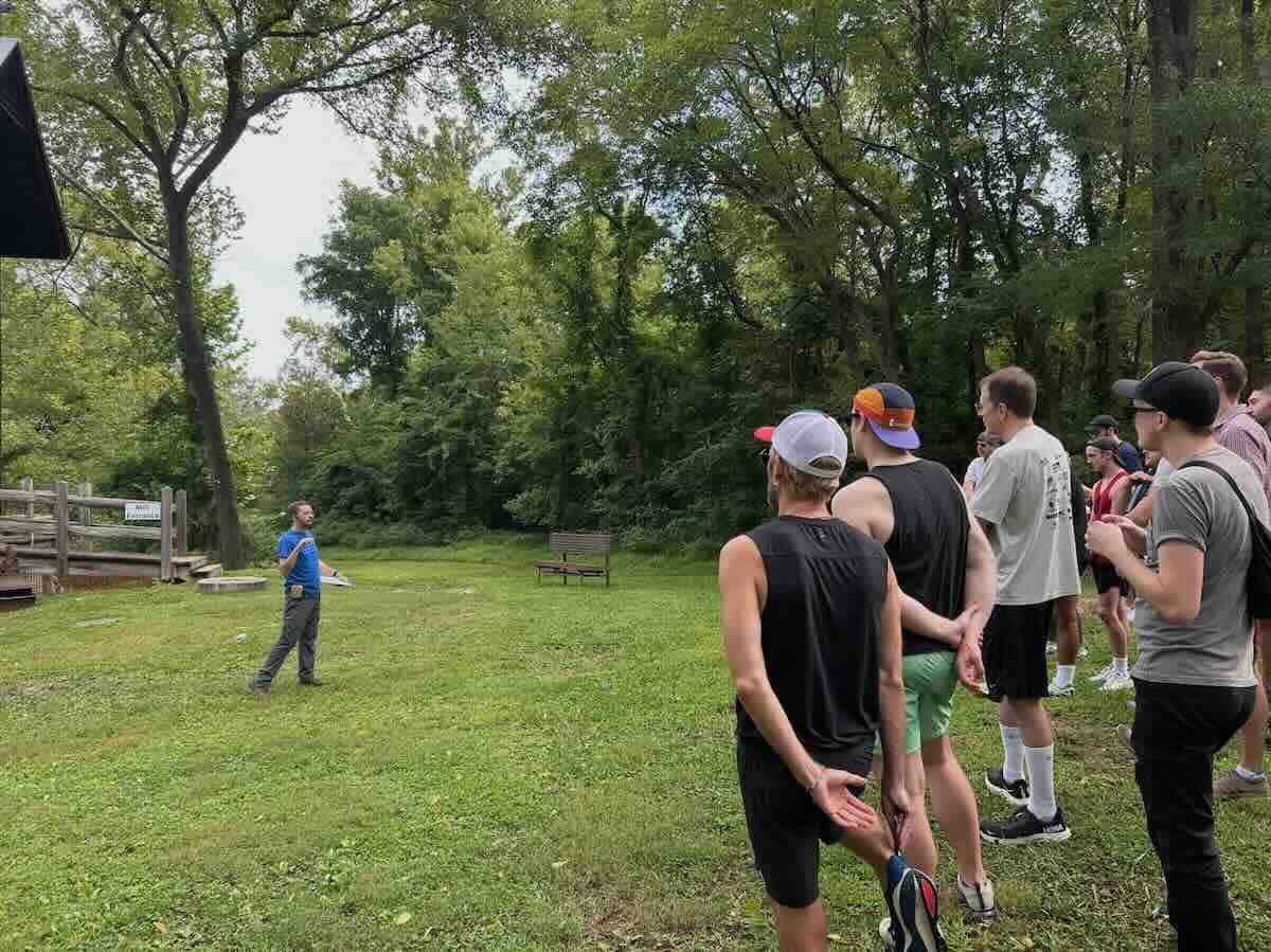 history hike at West Point on the Eno