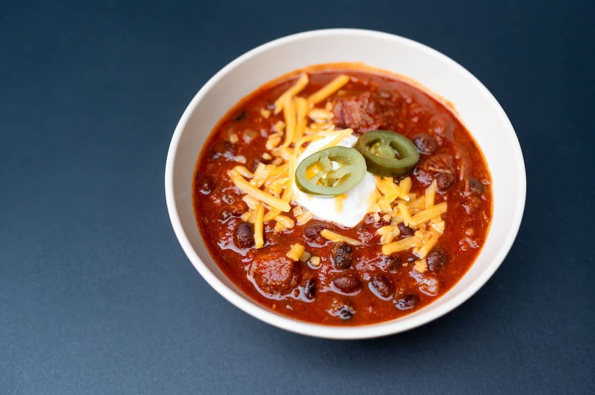 bowl of chili