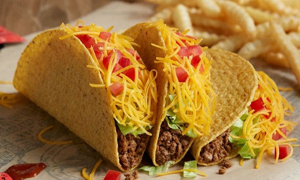 3 tacos