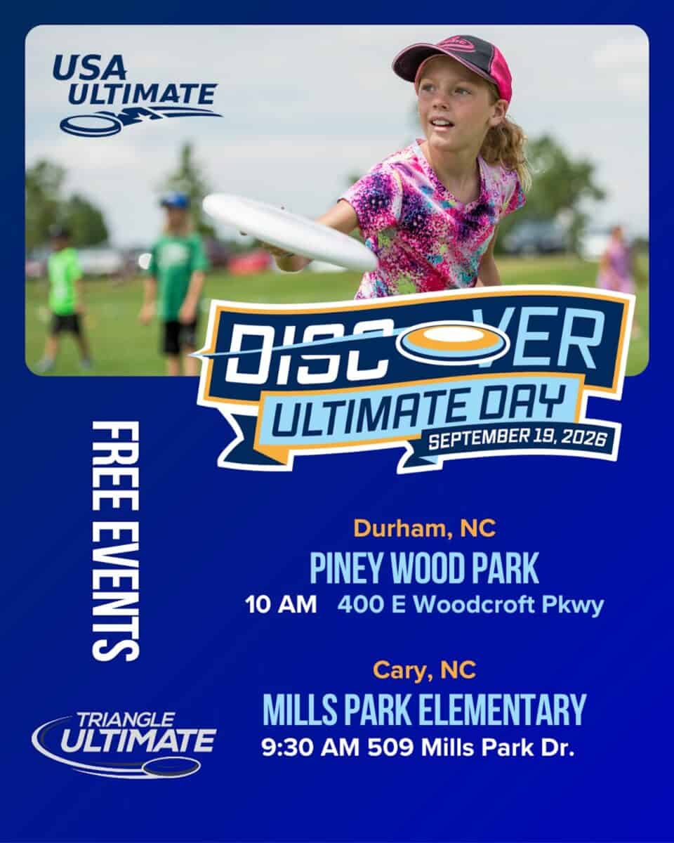 DISCover Ultimate Day: Intro to Ultimate for Youth