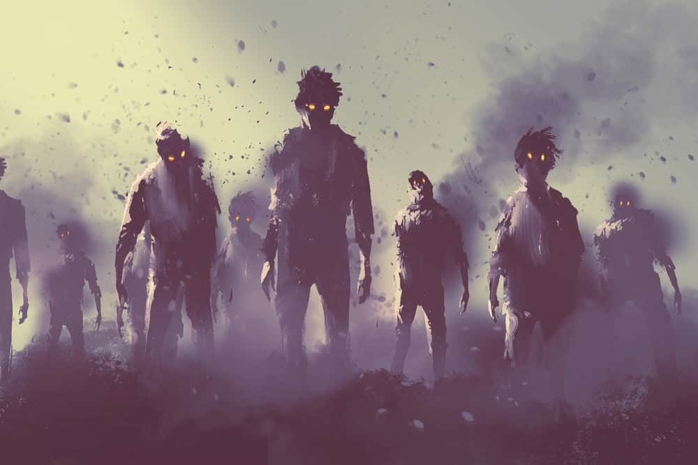 Zombies walking