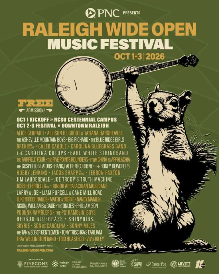 Lineup announced for Raleigh Wide Open - FREE music festival Oct. 1-3 ...