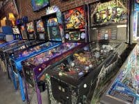 pinball machines at Boxcar Bar + Arcade