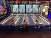 Skeeball at Boxcar Bar + Arcade Raleigh