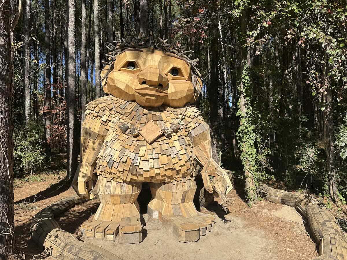 Troll by Thomas Dambo at Dix Park