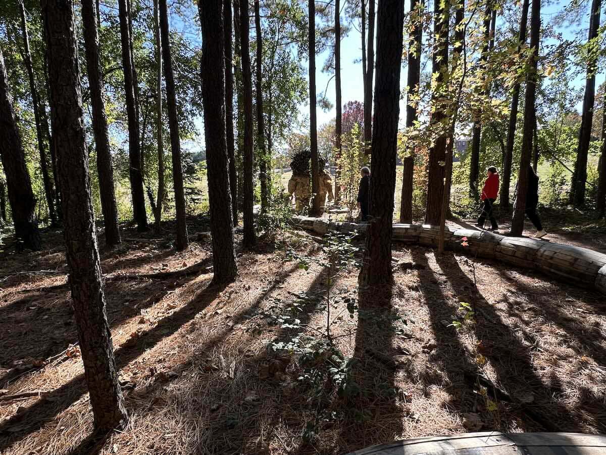 Troll at Dix park by Thomas Dambo