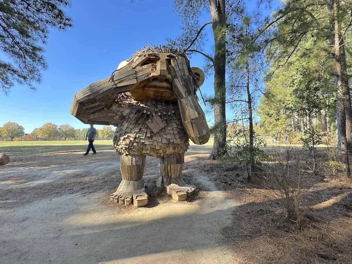 Troll by Thomas Dambo at Dix Park