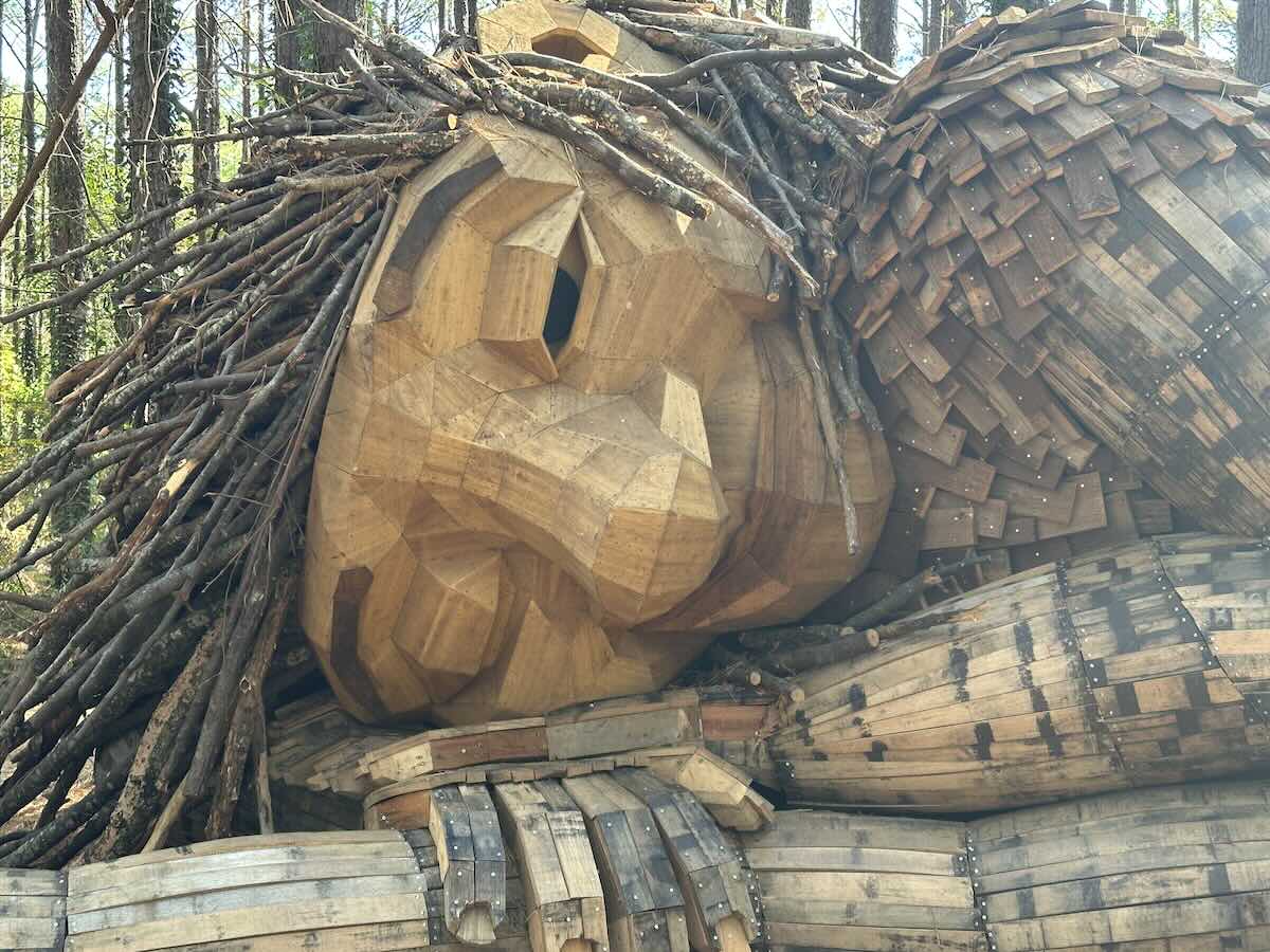 Troll at Dix Park by Thomas Dambo