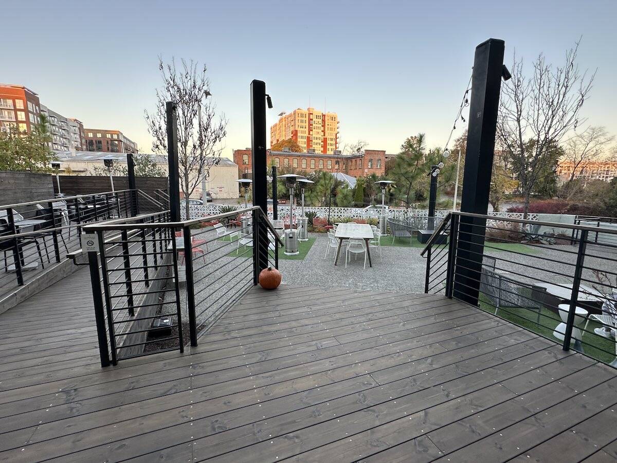 Patio at Longleaf Hotel