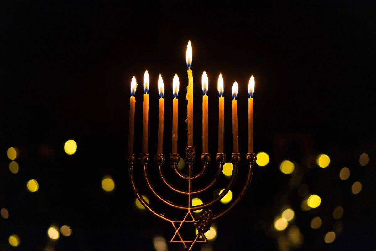 Hanukkah menorah
