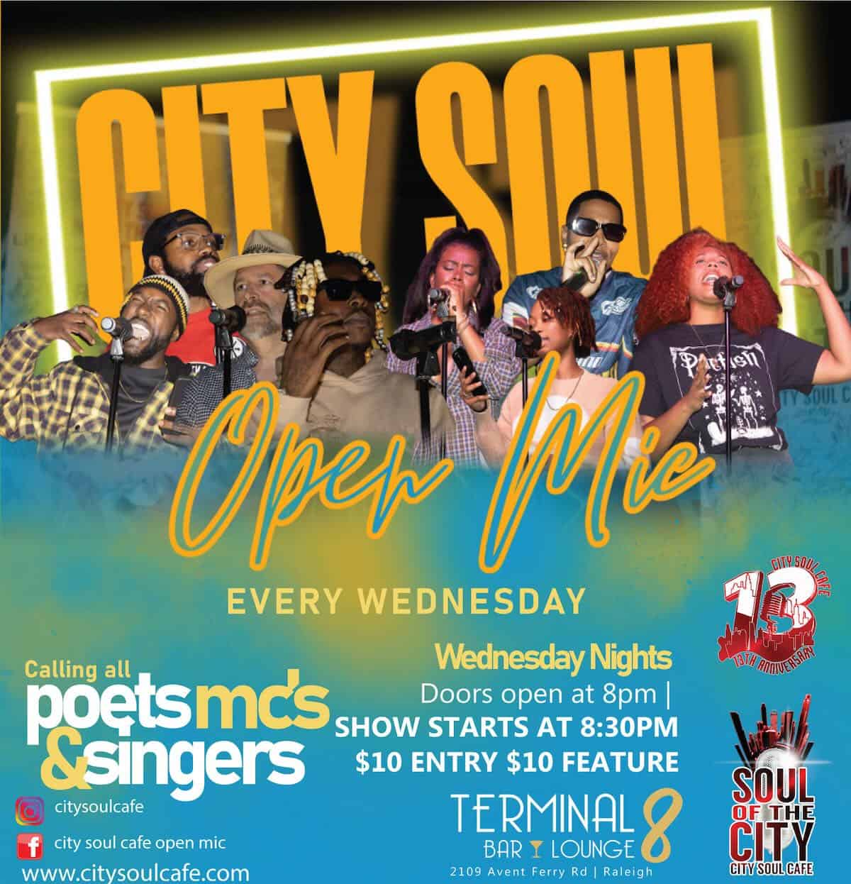 City Soul Cafe Open Mic every Wednesday - Triangle on the Cheap