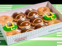 Krispy Kreme football donuts dozen