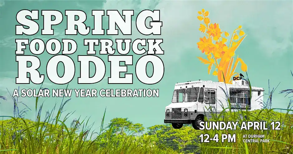 poster for Durham Central Park Spring Truck Rodeo