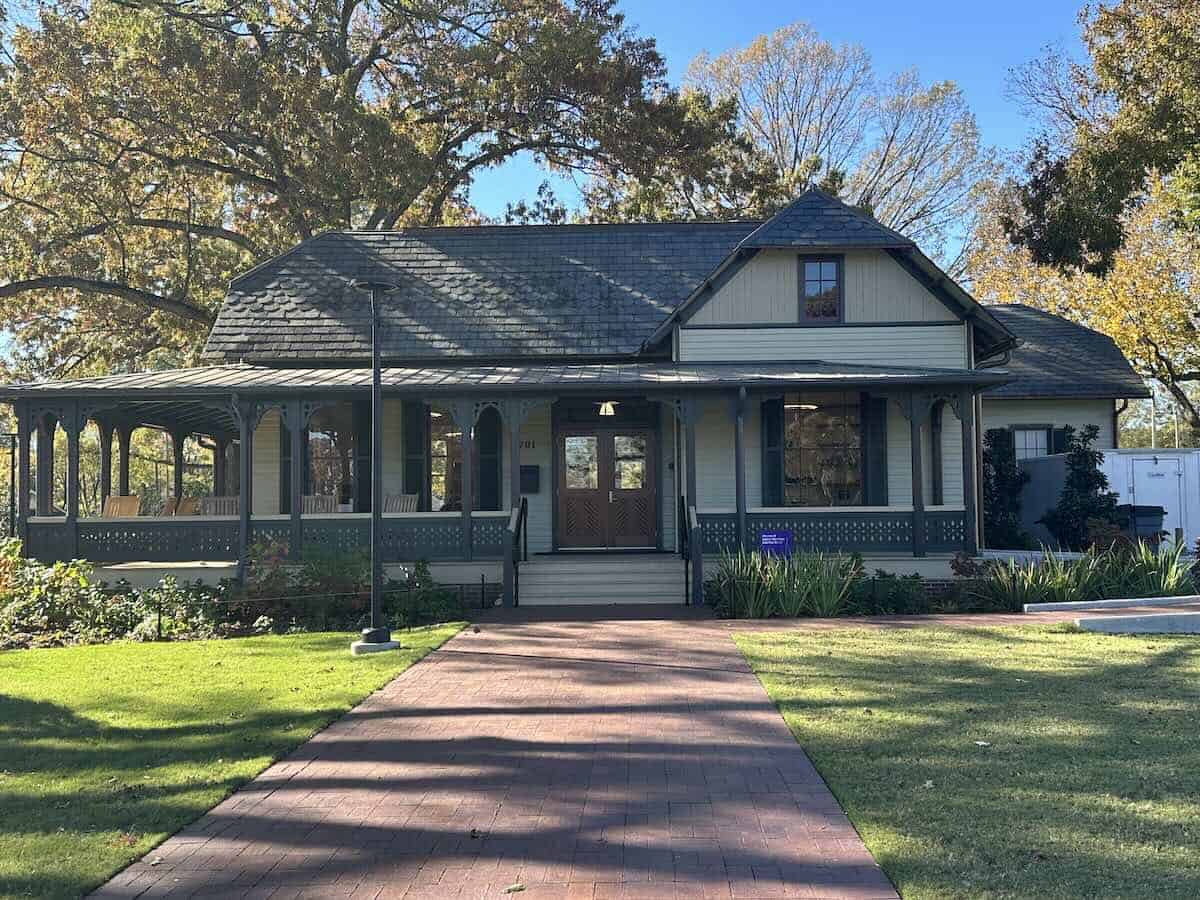 Exterior of House of Many Porches in Dix Park.