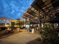 Patio at Ponysaurus Brewing