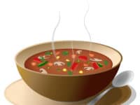 Illustration of soup